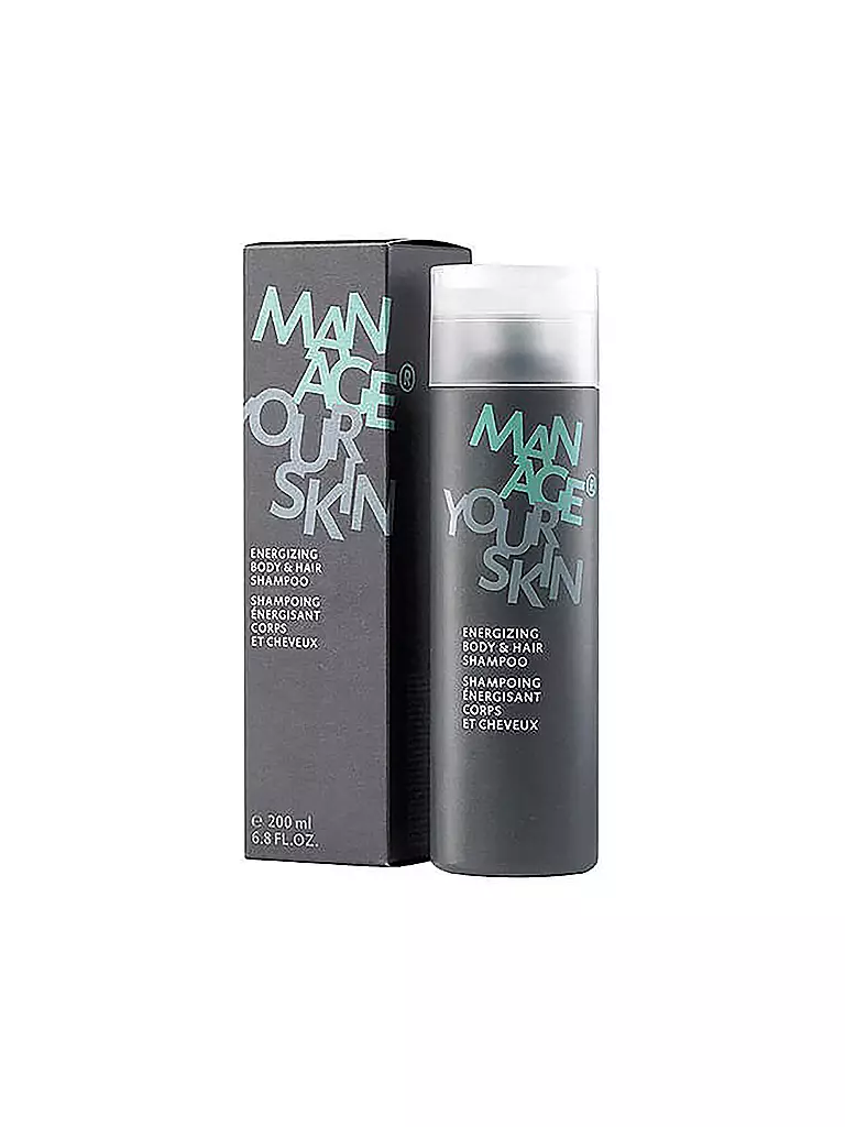 MANAGE YOUR SKIN | Shampooing Énergisant Corps & Cheveux 200ml | keine Farbe