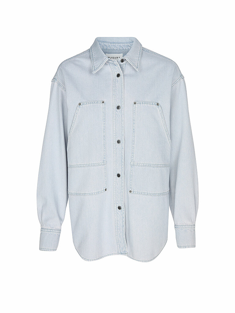 Blouse en jean OKELY bleu clair 36