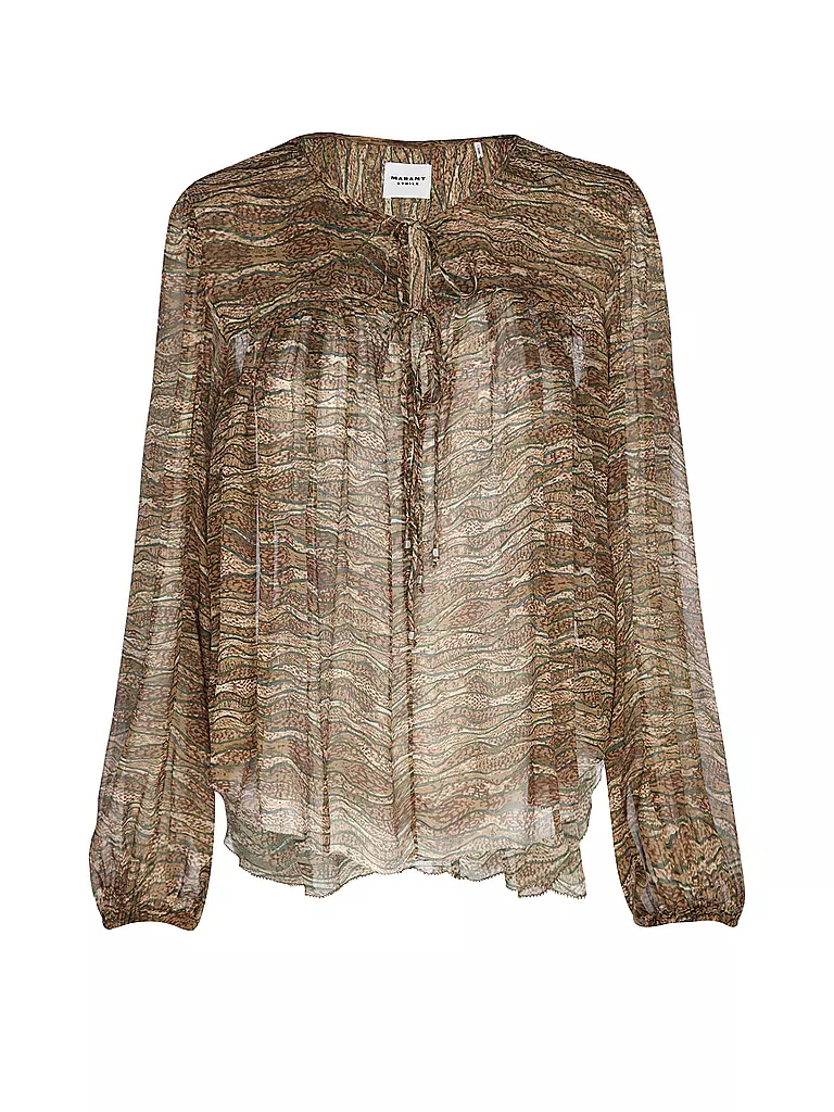 MARANT ETOILE | Blouse-chemise ADVIKA | Marron clair
