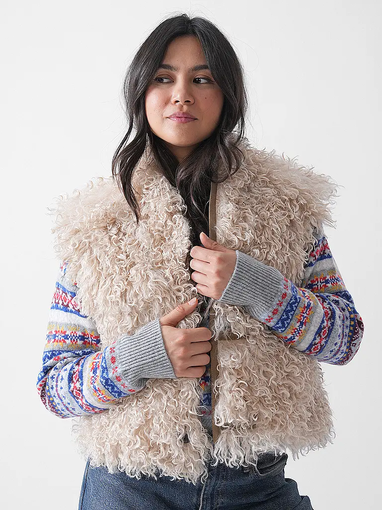 MARANT ETOILE | Gilet réversible en fausse fourrure CLARA | 