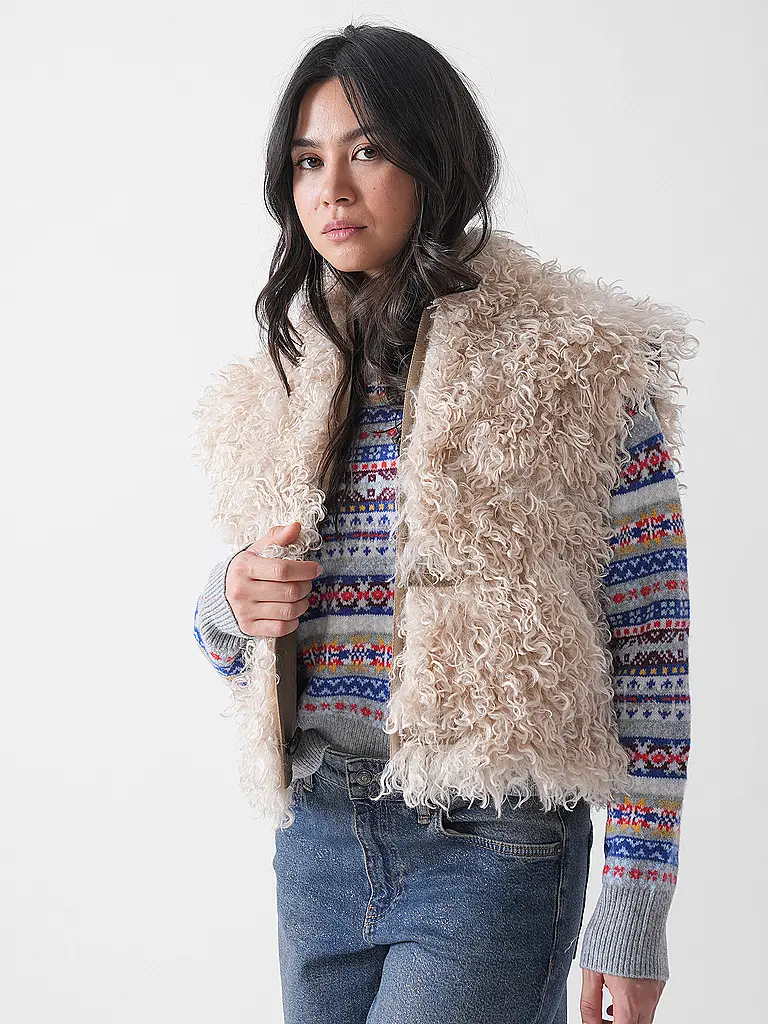 MARANT ETOILE | Gilet réversible en fausse fourrure CLARA | 