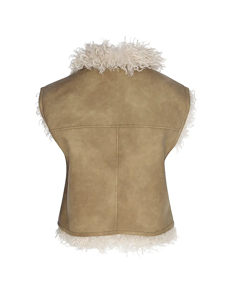 MARANT ETOILE | Gilet réversible en fausse fourrure CLARA | 
