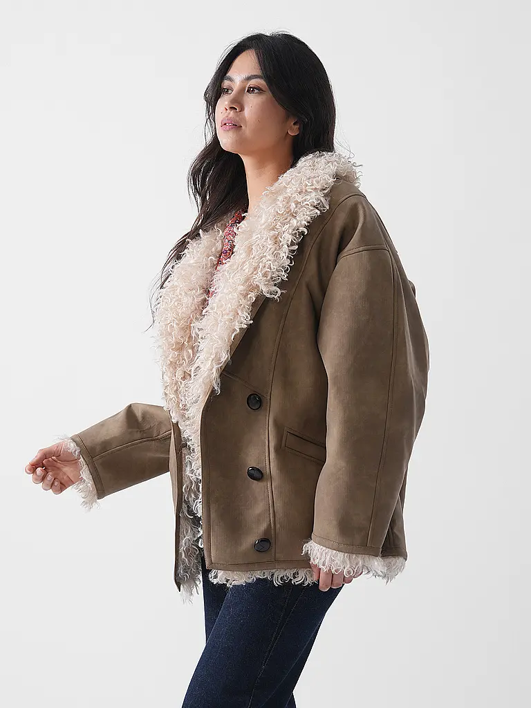 MARANT ETOILE | Manteau en fausse fourrure CLEA | 