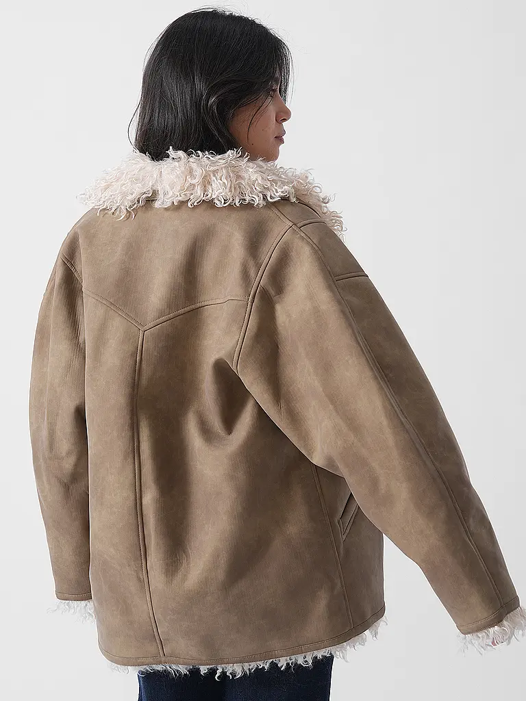 MARANT ETOILE | Manteau en fausse fourrure CLEA | 