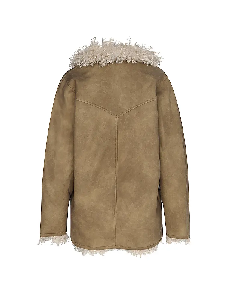 MARANT ETOILE | Manteau en fausse fourrure CLEA | 