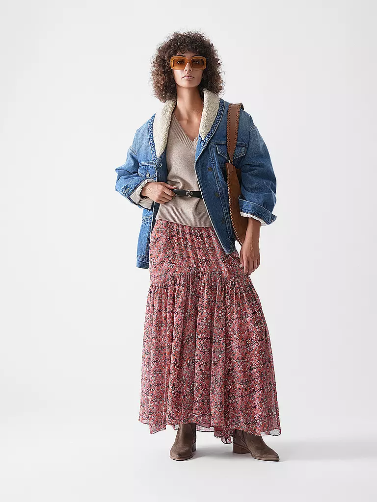 MARANT ETOILE | Maxi-jupe BESMA | dunkelrot