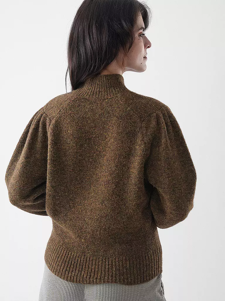 MARANT ETOILE | Pull à col roulé PURDIE | braun