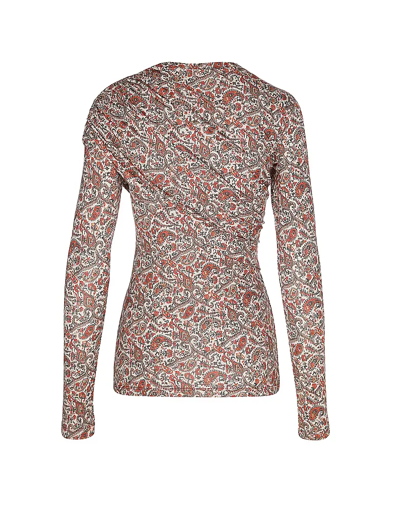 MARANT ETOILE | T-shirt à manches longues DRESSI | Rouge foncé