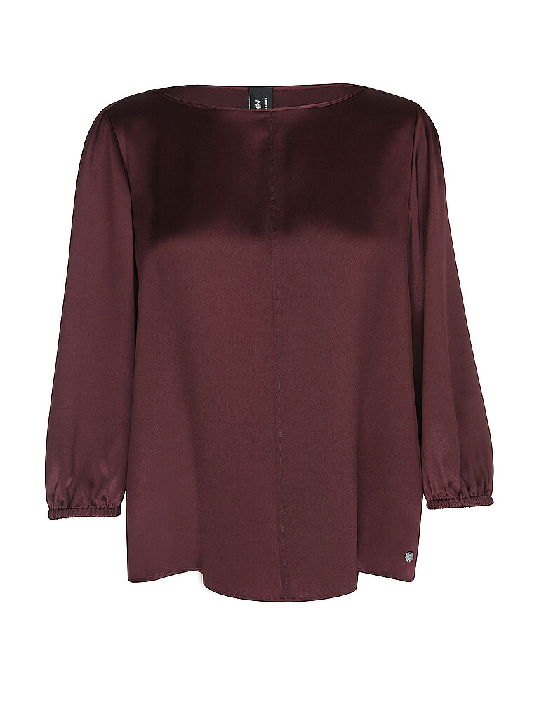 Seidenbluse rouge foncé 40