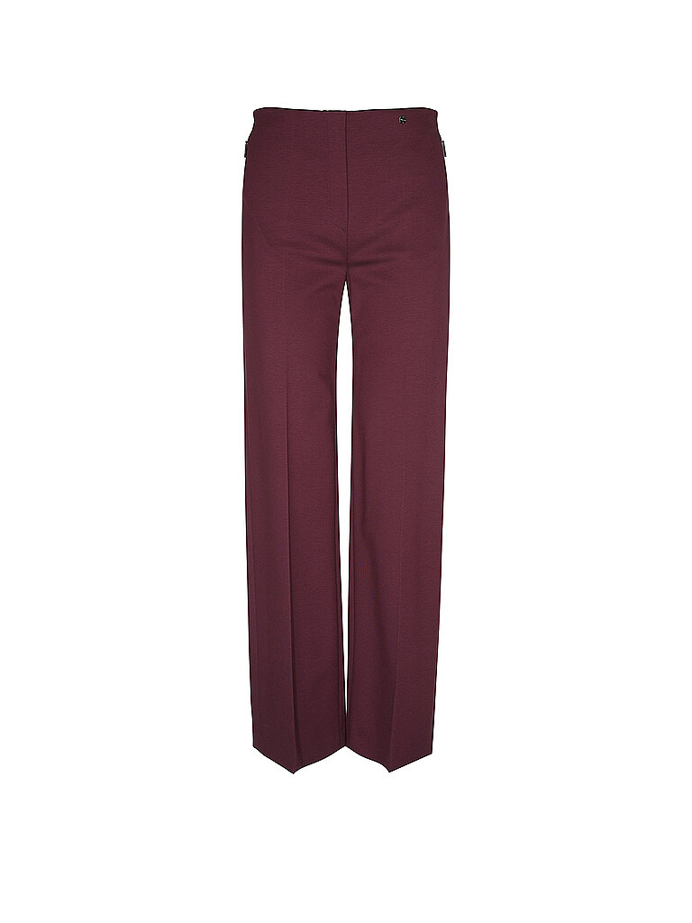 Pantalon de ville rouge foncé 40