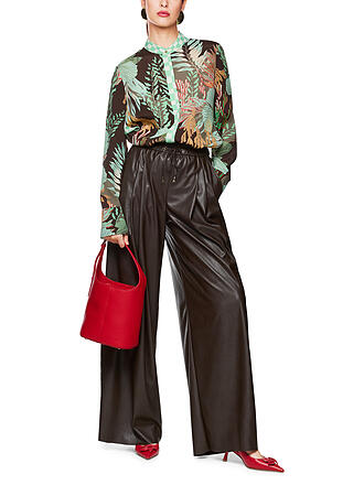 MARC CAIN | Pantalon aspect cuir
