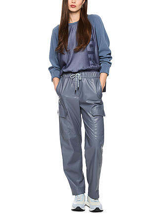 MARC CAIN | Pantalon cargo aspect cuir WUXI
