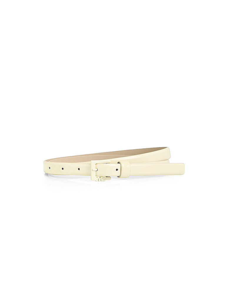 Ceinture en cuir jaune 40