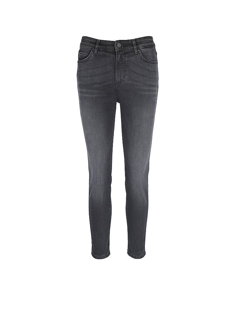 Jeans taille haute coupe skinny 7/8 gris 32/L32