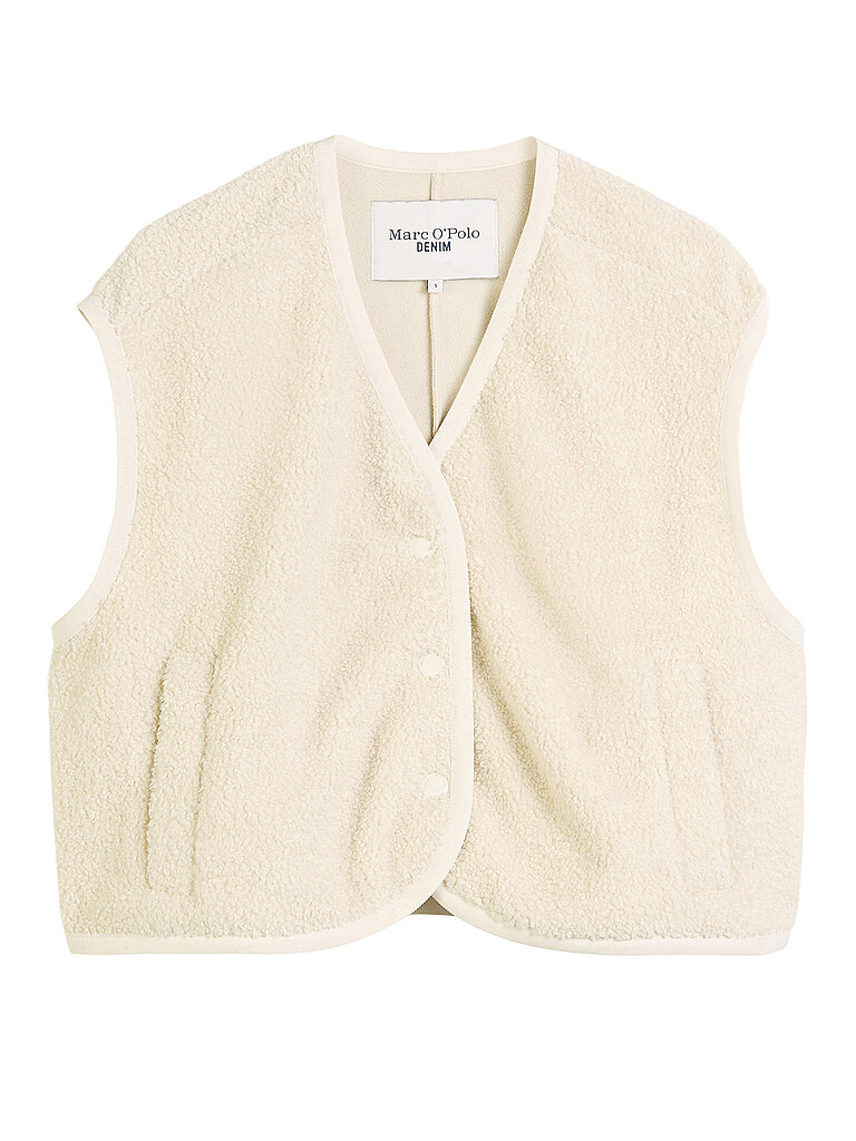 Gilet aspect fourrure crème XL