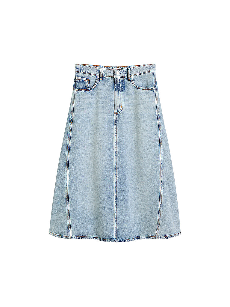 Midi-jupe bleu clair XS