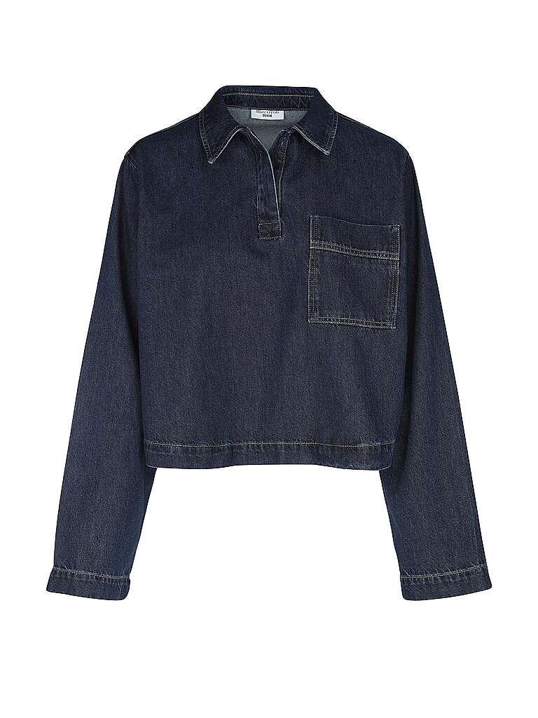 Blouse en jean bleu marine M