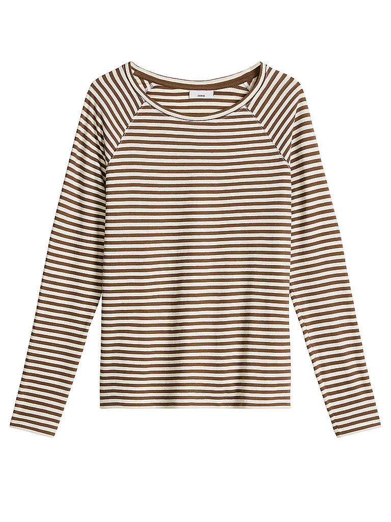 T-shirt à manches longues marron S
