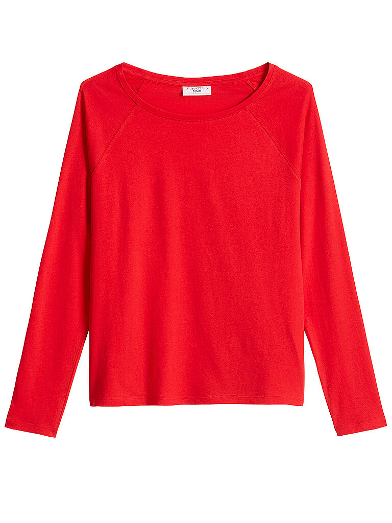 T-shirt à manches longues rouge XL