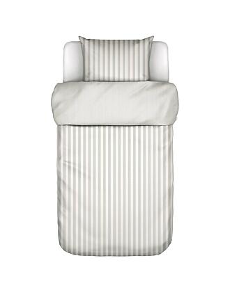 MARC O'POLO HOME | Linge de lit en satin CLASSIC STRIPE 70x90cm/140x200cm Argent