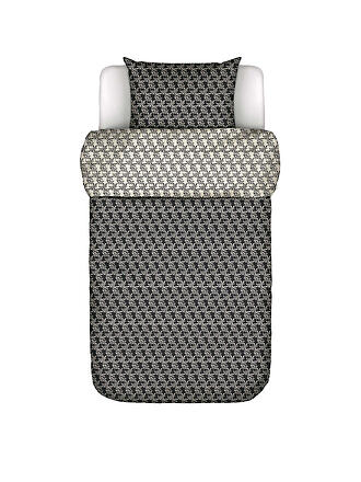 MARC O'POLO HOME | Linge de lit en satin MONOGRAM 70x90cm / 140x200cm Noir