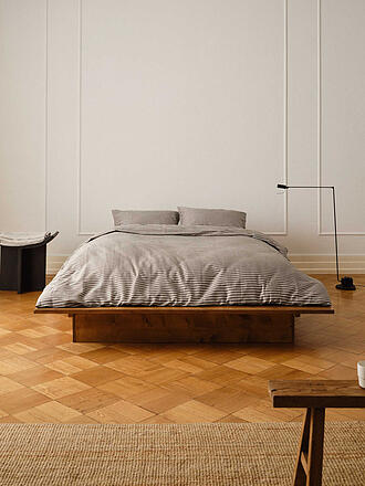MARC O'POLO HOME | Parure de lit en satin AREN 70x90 / 140x200cm Oatmeal