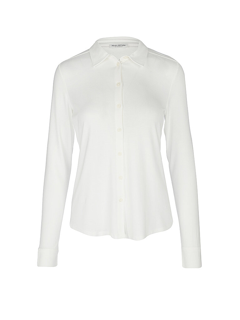 Blouse en jersey crème XS