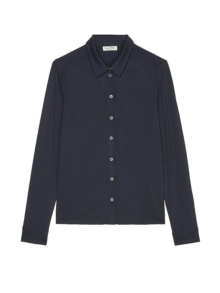 Blouse en jersey bleu marine L