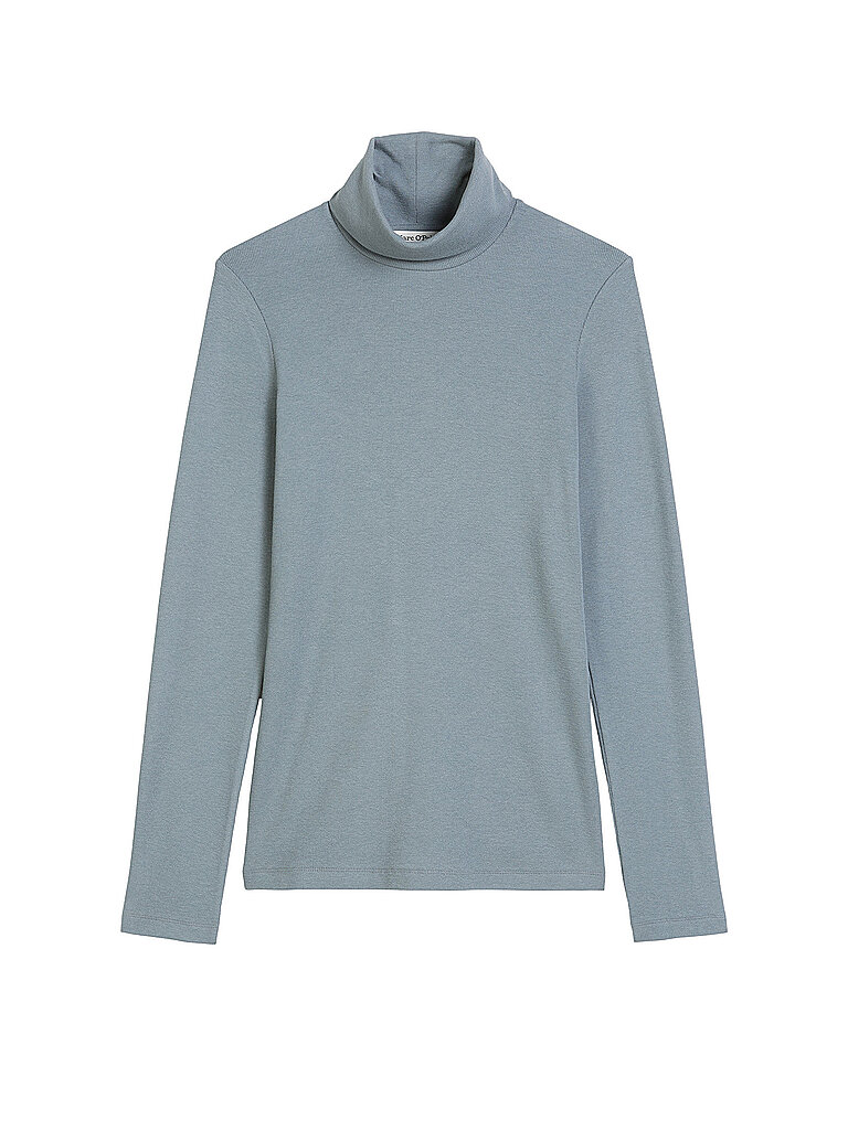 Pull à col roulé bleu XL