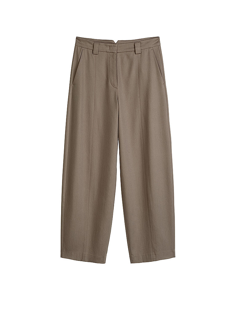Pantalon Jambe Torsadée marron 42