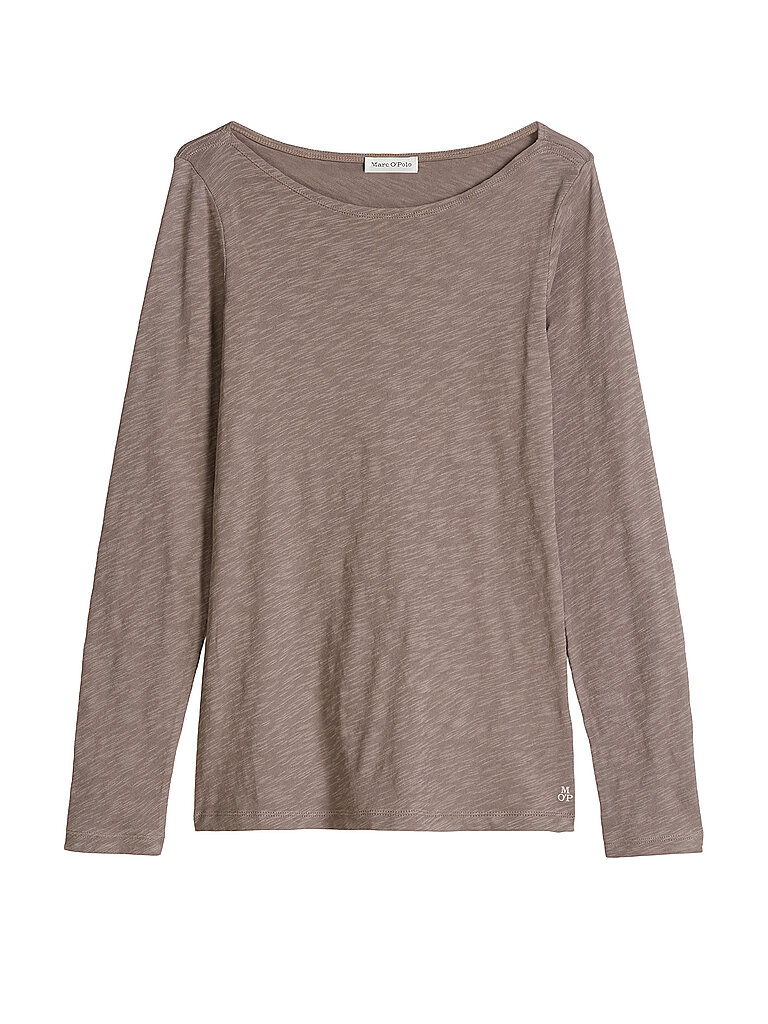T-shirt à manches longues marron M