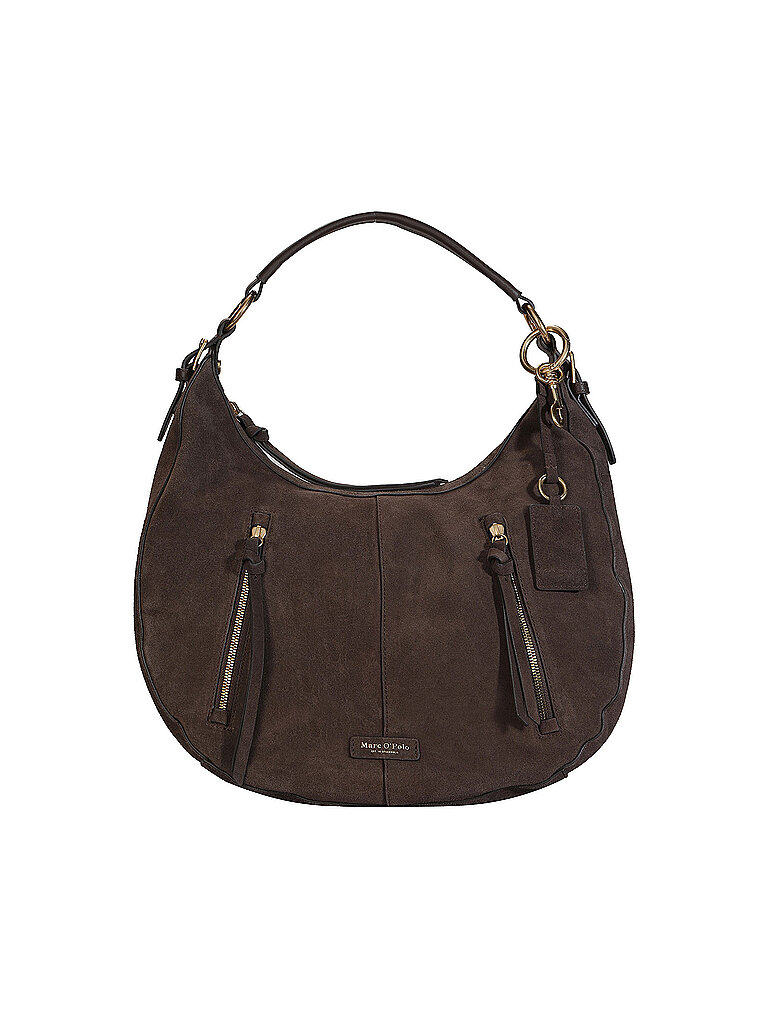 Sac en cuir - Hobo Bag Medium marron