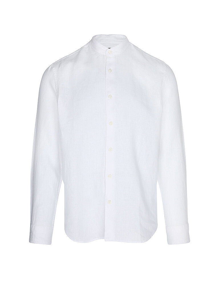 Chemise en lin blanc XXL