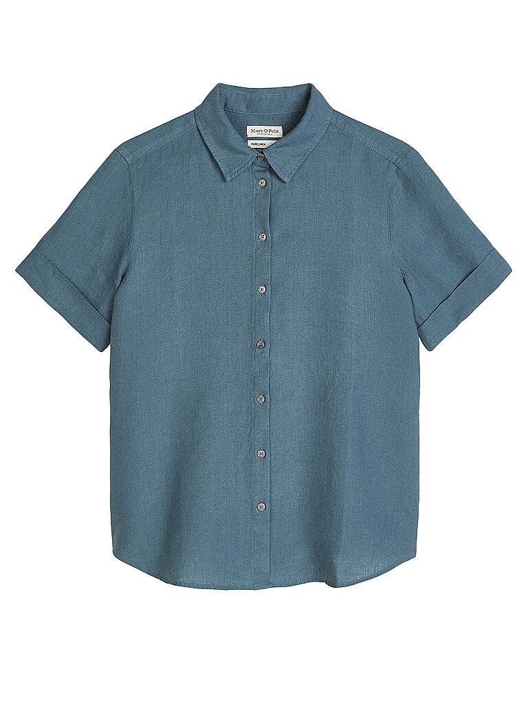 Marc O'Polo Blouse en lin bleu 36