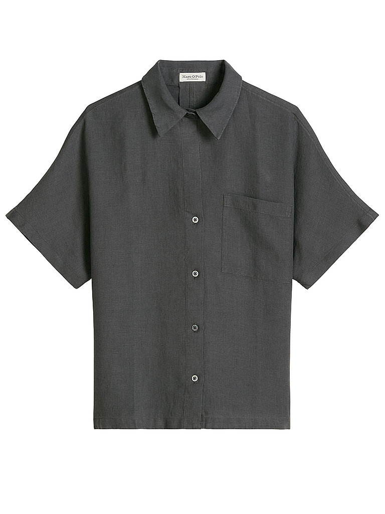 Marc O'Polo Leinenbluse gris 42