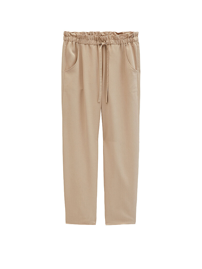 Pantalon de jogging coupe décontractée beige 38