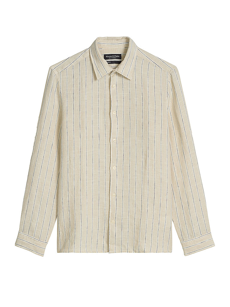 Chemise en lin marron S