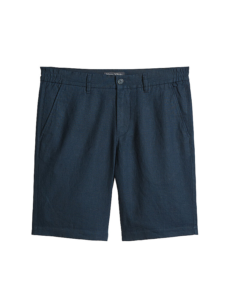 Shorts en lin bleu marine 33