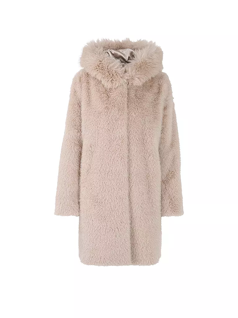 MARC CAIN  | Manteau en fausse fourrure | creme