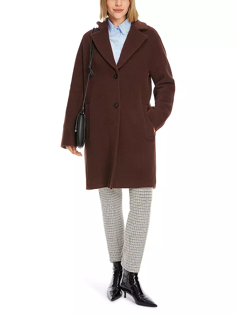 MARC CAIN  | Wollmantel | Marron