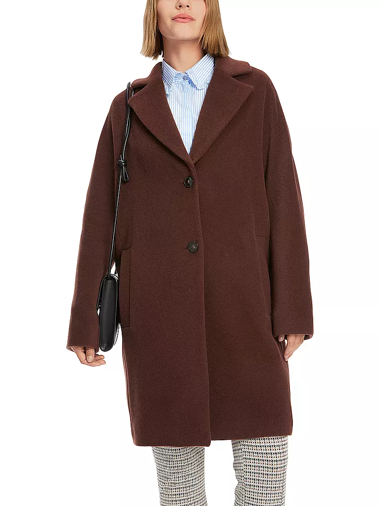 MARC CAIN  | Wollmantel | Marron