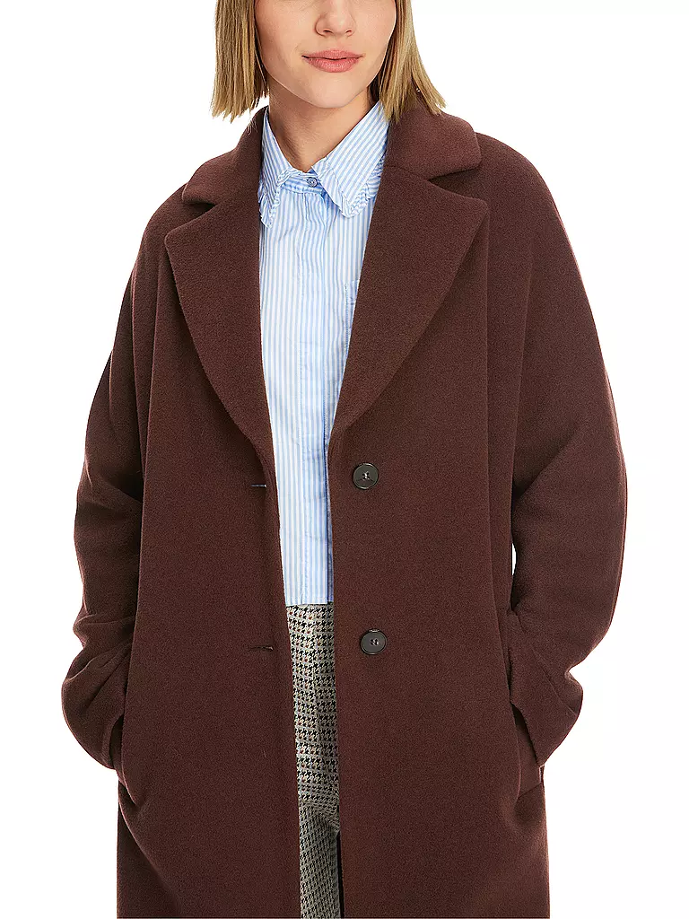 MARC CAIN  | Wollmantel | Marron