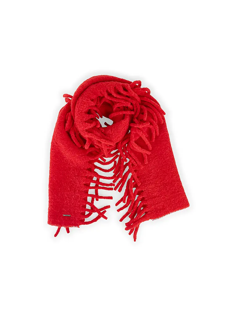 MARC CAIN | Écharpe | Rouge foncé