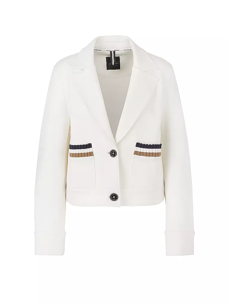 MARC CAIN | Blazer en jersey | weiss