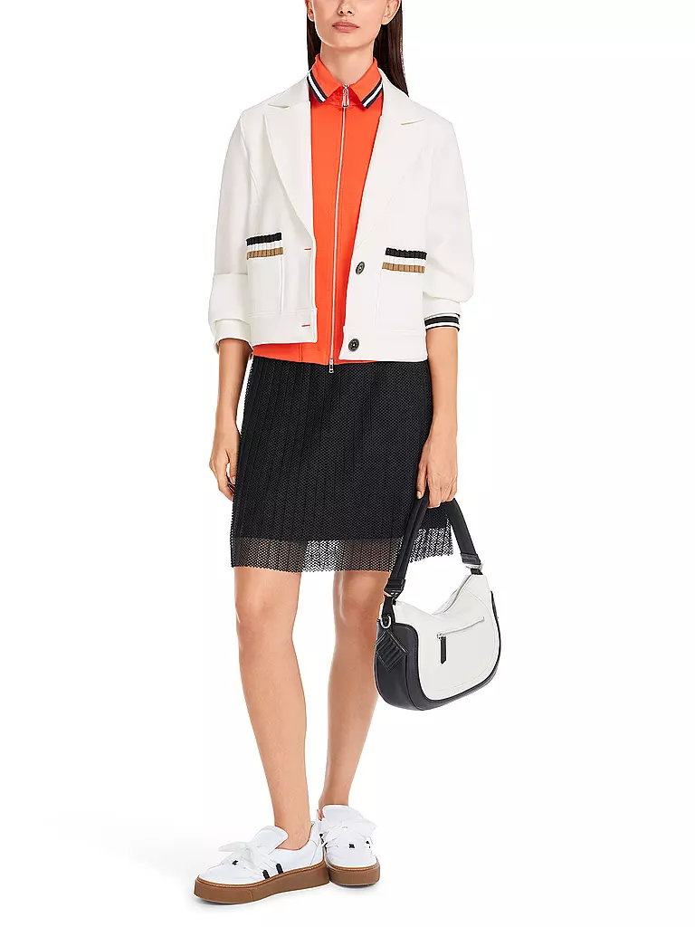 MARC CAIN | Blazer en jersey | weiss