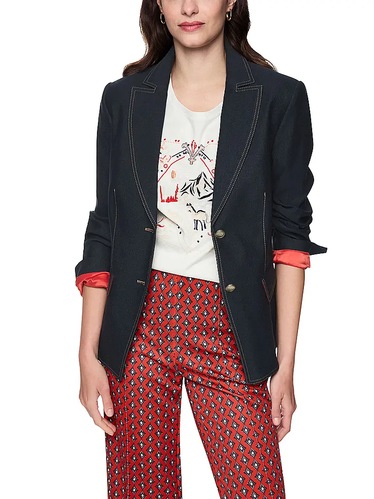 MARC CAIN | Blazer | Bleu foncé