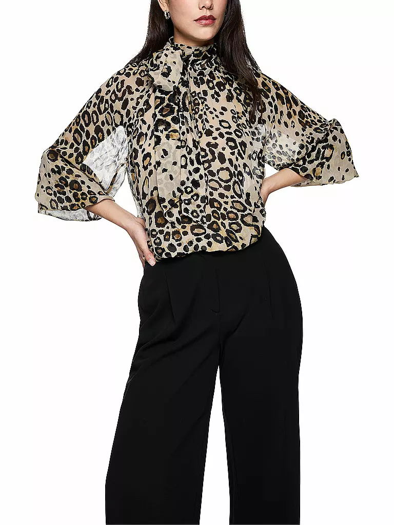 MARC CAIN | Blouse
MARC CAIN
marron clair
Mode,Femme

Longueur des manches: Manches longues
Matière: Viscose
Forme du col: Col montant
Motif: Animal
Coupe (vêtement d'extérieur): Regular
Style: Glamour
Détails: Semi-transparent | 