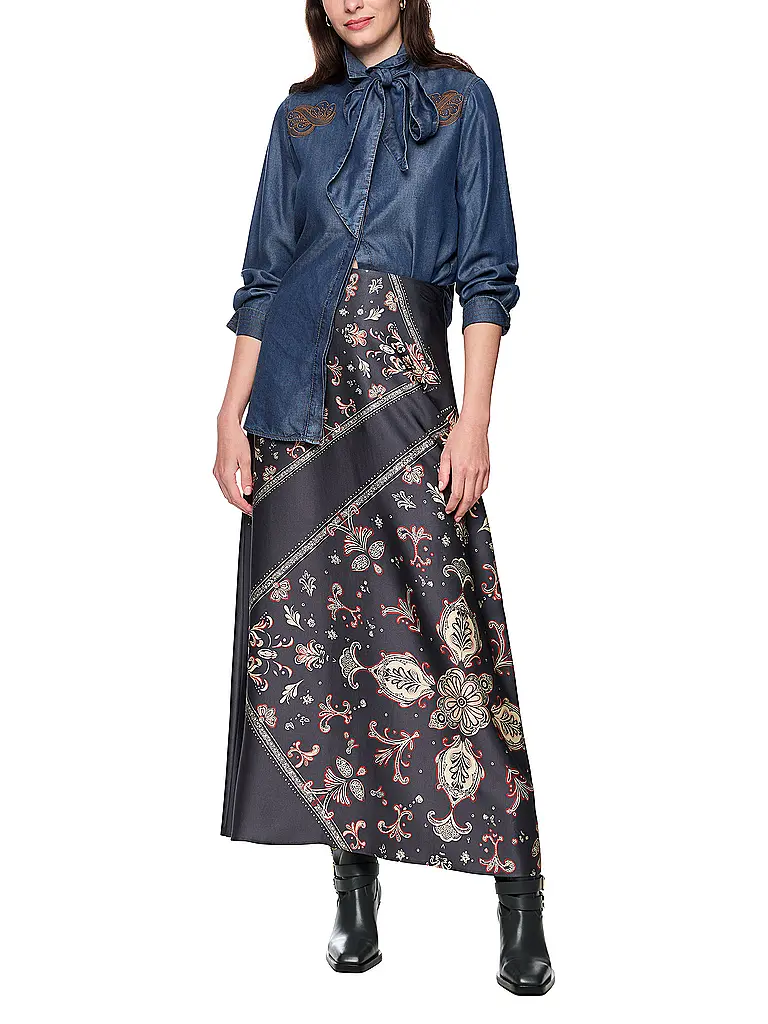 MARC CAIN | Blouse en jean | Bleu foncé