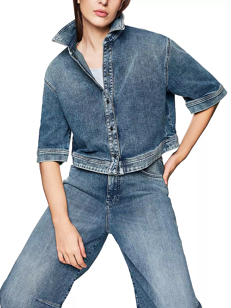 MARC CAIN | Blouse en jean | blau