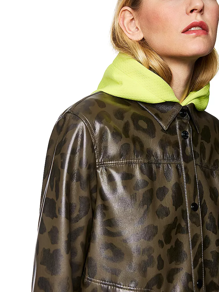 MARC CAIN | Blouse en similicuir | 